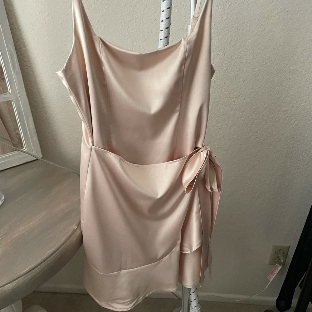 NWOT COTTAGE HILL MINI DRESS CHAMPAGNE - Picture 5 of 13